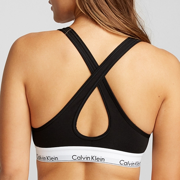 Sz.Small CK Crisscross Strap Padded Bralette - Picture 2 of 2